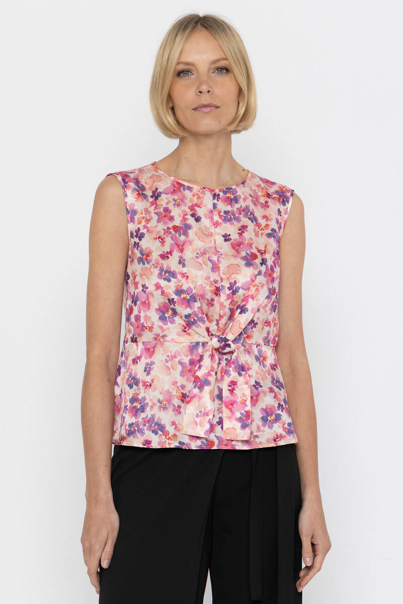 Top w kwiecisty print