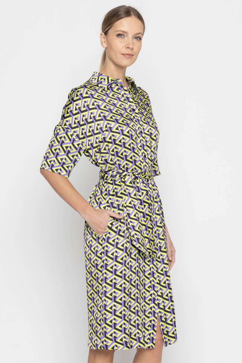 Szmizjerka w kolorowy print