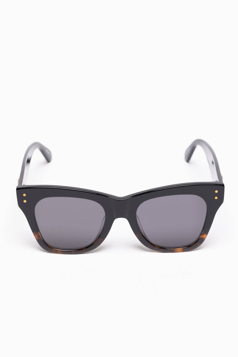 Czarno-brązowe okulary