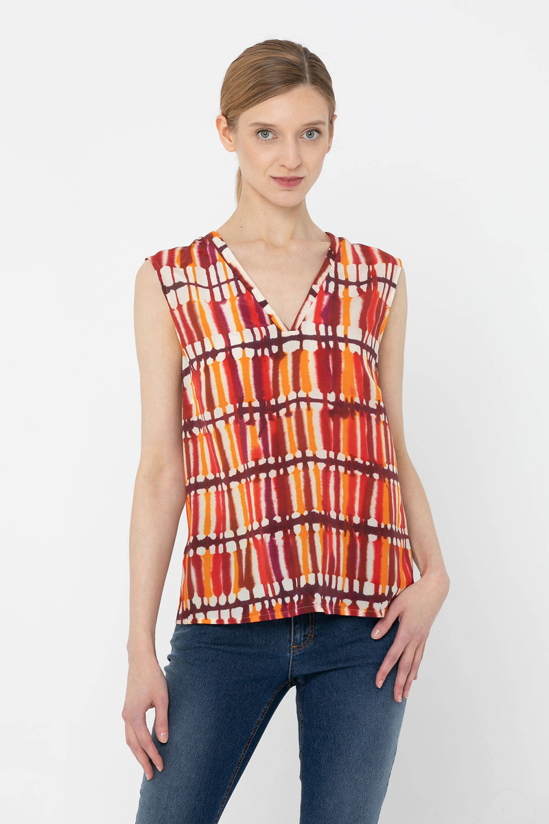 Klasyczny top w print