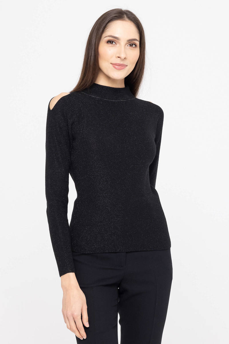 Sweter z odkrytymi ramionami